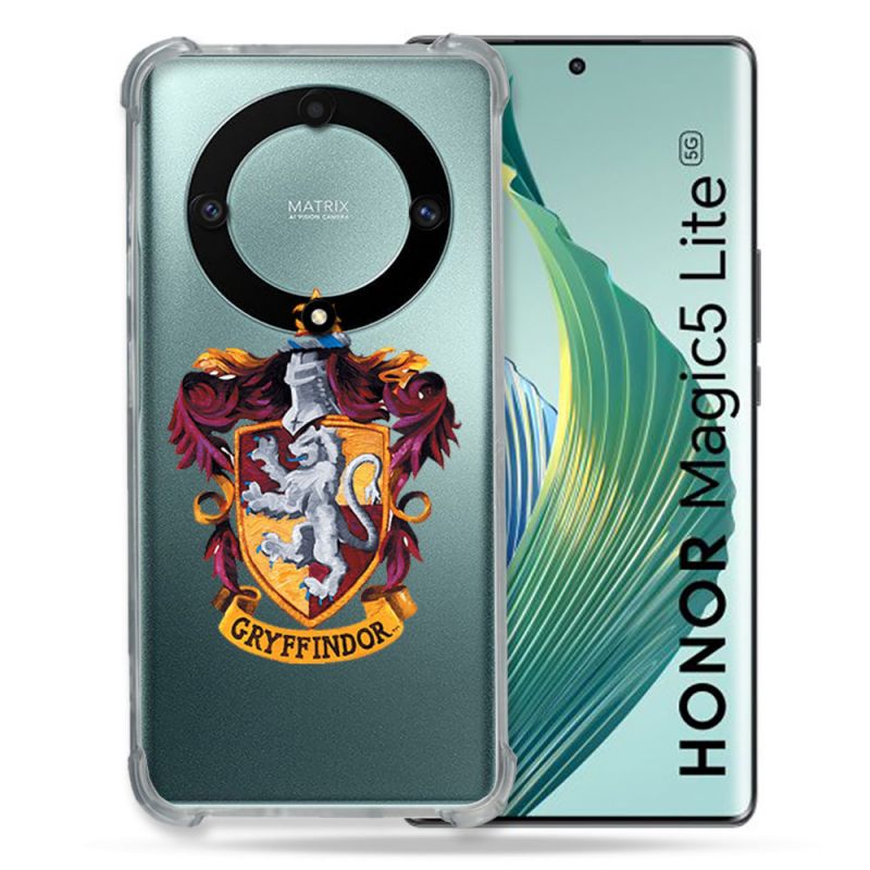 Coque Renforcée Transparente Pour Honor Magic 5 Lite Harry Potter Griffindor
