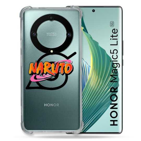 Coque Renforcée Transparente Pour Honor Magic 5 Lite Naruto Logo