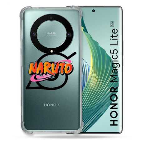 Coque Renforcée Transparente Pour Honor Magic 5 Lite Naruto Logo