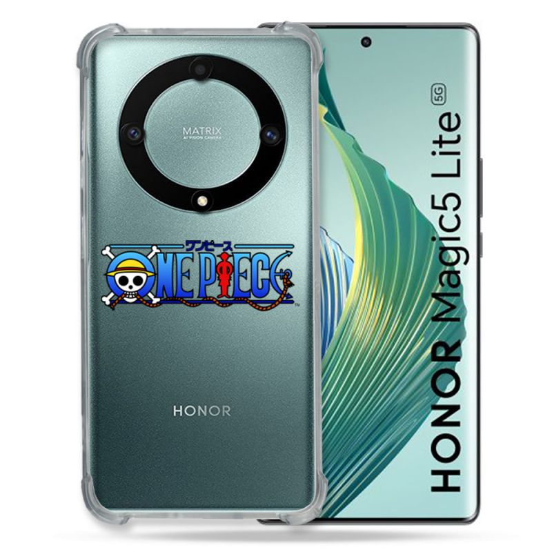 Coque Renforcée Transparente Pour Honor Magic 5 Lite One Piece Logo