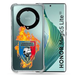 Coque Renforcée Transparente Pour Honor Magic 5 Lite Pompier Feu