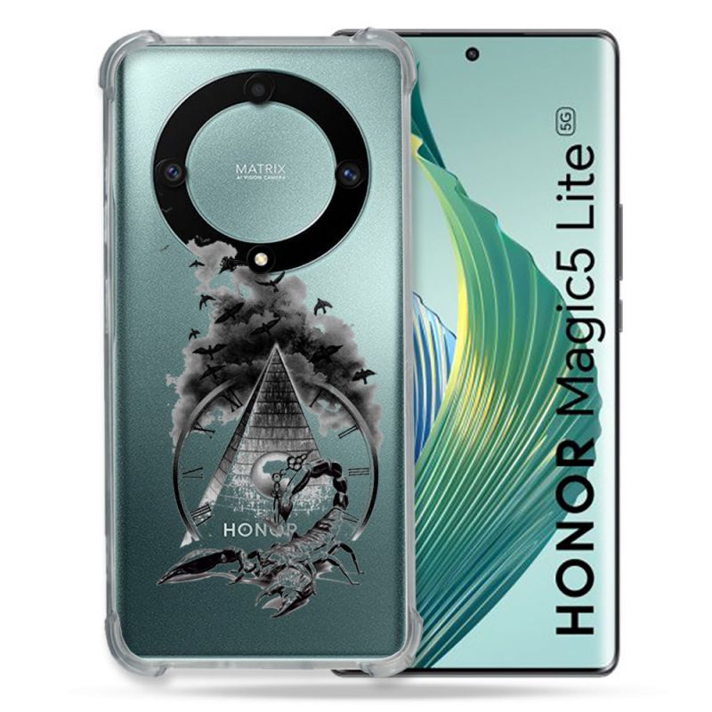 Coque Renforcée Transparente Pour Honor Magic 5 Lite Scorpion