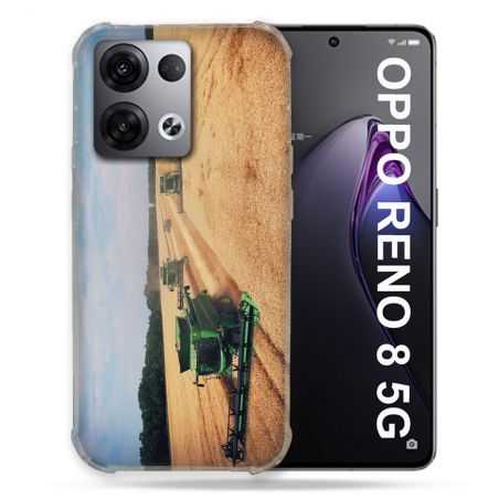 Coque Renforcée Pour Oppo Reno 8 5G Agriculture Moissonneuse