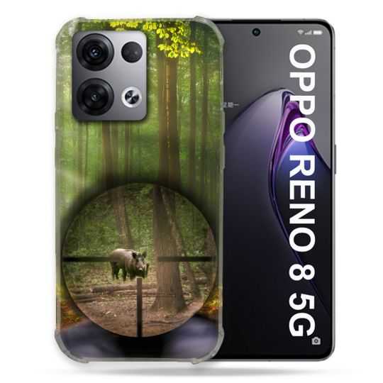 Coque Renforcée Pour Oppo Reno 8 5G Chasse Sanglier Viseur