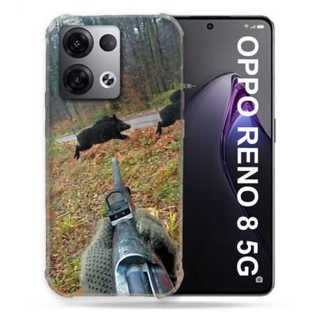 Coque Renforcée Pour Oppo Reno 8 5G Chasse Vision Tir