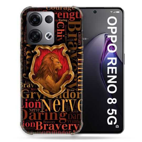 Coque Renforcée Pour Oppo Reno 8 5G Harry Potter Griffondor