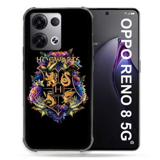 Coque Renforcée Pour Oppo Reno 8 5G Harry Potter Hogwarts