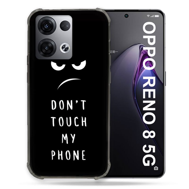 Coque Renforcée Pour Oppo Reno 8 5G Humour Don't Touch