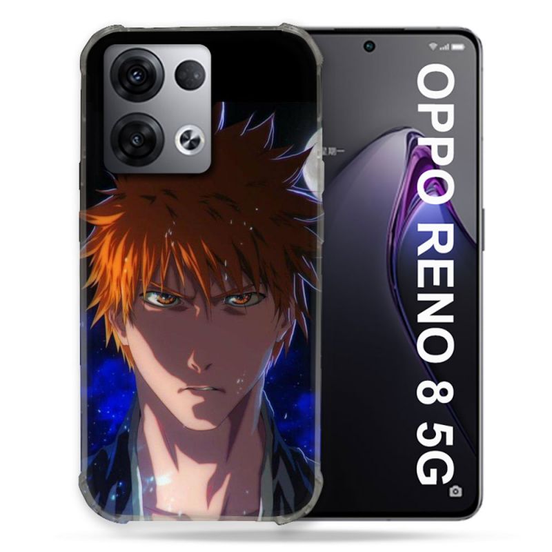 Coque Renforcée Pour Oppo Reno 8 5G Manga Bleach Ichigo