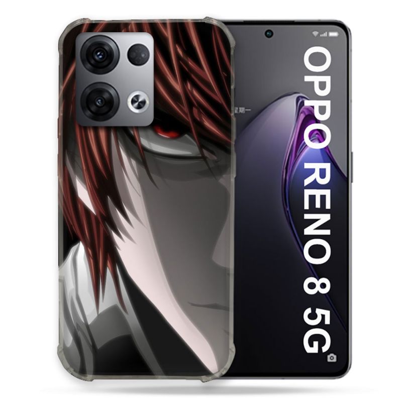 Coque Renforcée Pour Oppo Reno 8 5G Manga Death Note Kira