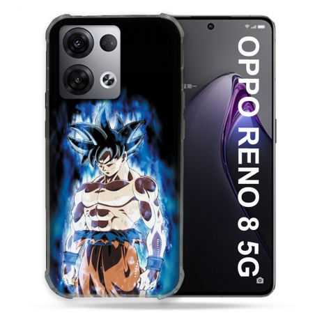 Coque Renforcée Pour Oppo Reno 8 5G Manga Dragon Ball Sangoku Noir