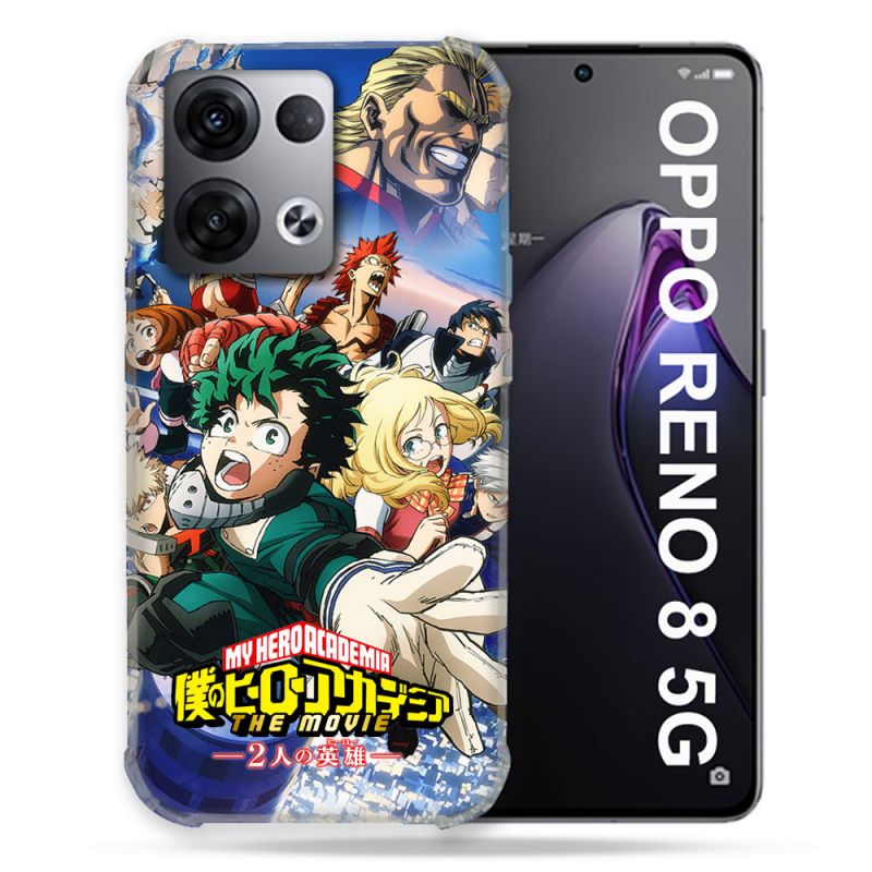Coque Renforcée Pour Oppo Reno 8 5G Manga My Hero Academia Affiche