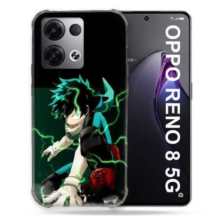 Coque Renforcée Pour Oppo Reno 8 5G Manga My Hero Academia Deku