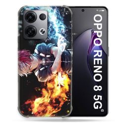 Coque Renforcée Pour Oppo Reno 8 5G Manga My Hero Academia Blanc