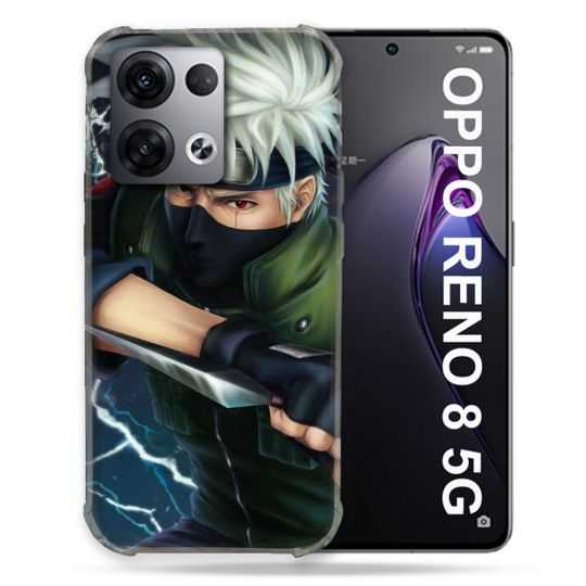 Coque Renforcée Pour Oppo Reno 8 5G Manga Naruto Kakashi