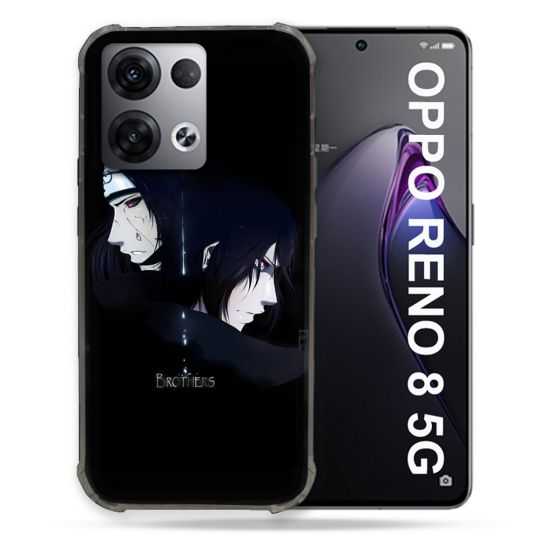 Coque Renforcée Pour Oppo Reno 8 5G Manga Naruto Sasuke Itachi