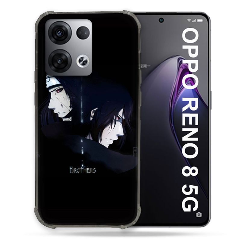 Coque Renforcée Pour Oppo Reno 8 5G Manga Naruto Sasuke Itachi
