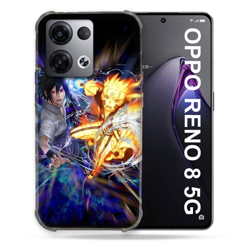 Coque Renforcée Pour Oppo Reno 8 5G Manga Naruto VS