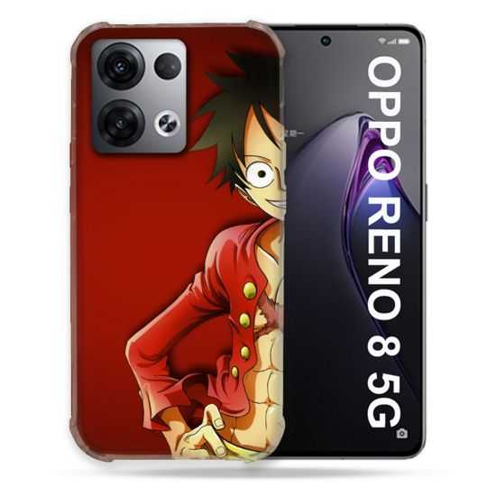 Coque Renforcée Pour Oppo Reno 8 5G Manga One Piece Luffy