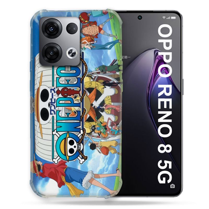 Coque Renforcée Pour Oppo Reno 8 5G Manga One Piece Sunny