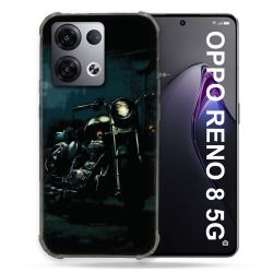 Coque Renforcée Pour Oppo Reno 8 5G Moto Harley Vintage