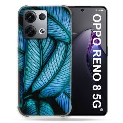 Coque Renforcée Pour Oppo Reno 8 5G Nature Feuille Palmier