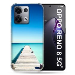 Coque Renforcée Pour Oppo Reno 8 5G Nature Pont Mer