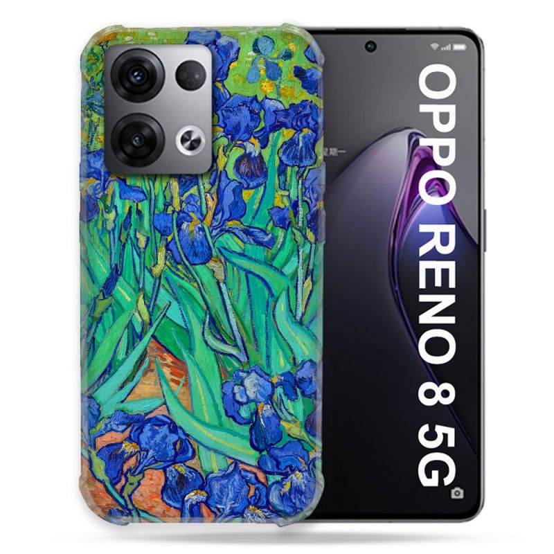 Coque Renforcée Pour Oppo Reno 8 5G Peinture Iris