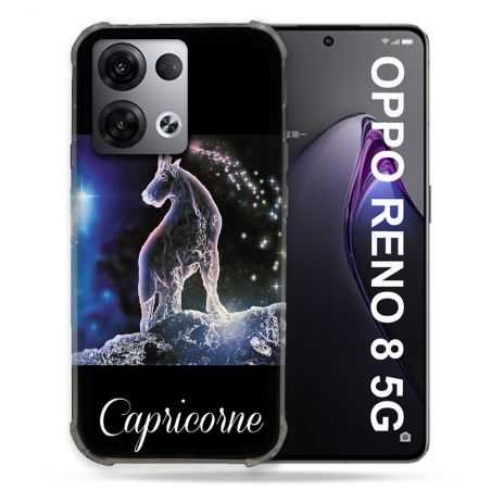 Coque Renforcée Pour Oppo Reno 8 5G Signe Zodiaque 2 Capricorne