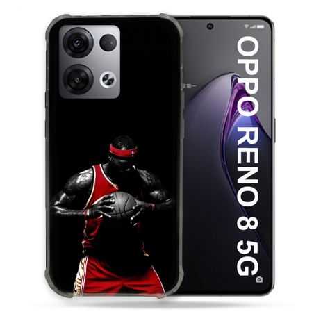 Coque Renforcée Pour Oppo Reno 8 5G Sport Basketeur
