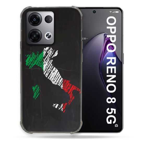 Coque Renforcée Pour Oppo Reno 8 5G Voyage Italie Botte
