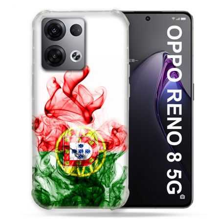 Coque Renforcée Pour Oppo Reno 8 5G Voyage Portugal Flamme