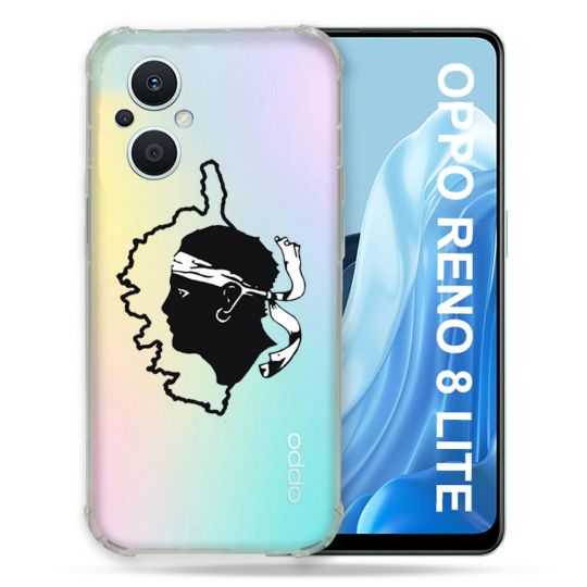 Coque Renforcée Transparente Pour Oppo Reno 8 5G Corse