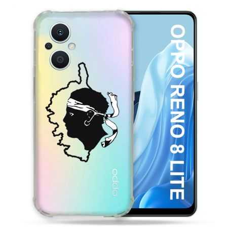 Coque Renforcée Transparente Pour Oppo Reno 8 5G Corse