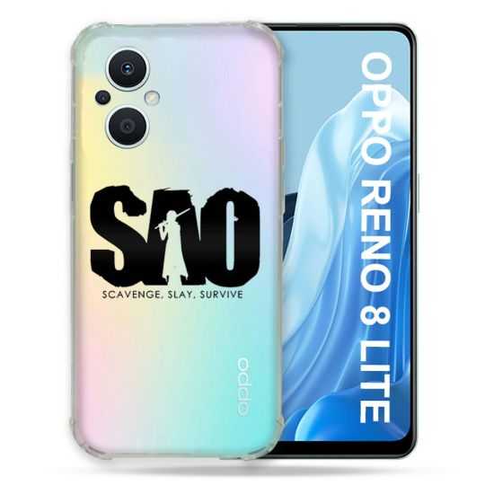 Coque Renforcée Transparente Pour Oppo Reno 8 5G SAO
