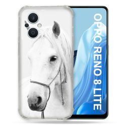 Coque Renforcée Pour Oppo Reno 8 Lite 5G Animal Cheval Cristal