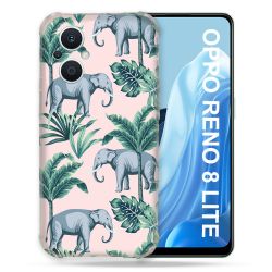 Coque Renforcée Pour Oppo Reno 8 Lite 5G Animal Elephant Pattern