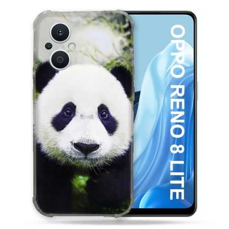 Coque Renforcée Pour Oppo Reno 8 Lite 5G Animal Panda Color