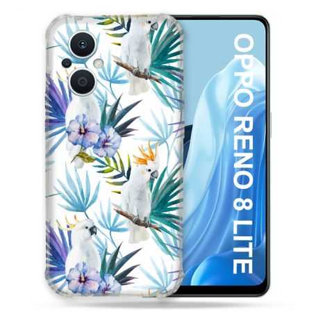Coque Renforcée Pour Oppo Reno 8 Lite 5G Animal Perroquet Peinture