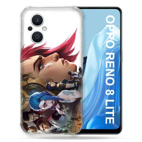 Coque Renforcée Pour Oppo Reno 8 Lite 5G Arcane Jynx Sœur