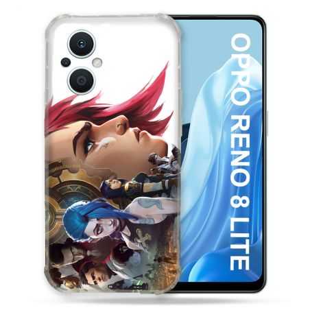 Coque Renforcée Pour Oppo Reno 8 Lite 5G Arcane Jynx Sœur