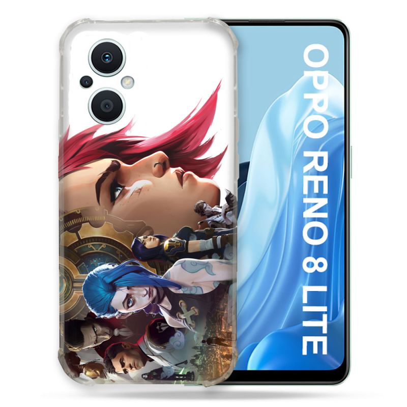 Coque Renforcée Pour Oppo Reno 8 Lite 5G Arcane Jynx Sœur