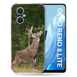Coque Renforcée Pour Oppo Reno 8 Lite 5G Chasse Cerf