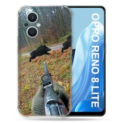 Coque Renforcée Pour Oppo Reno 8 Lite 5G Chasse Vision Tir