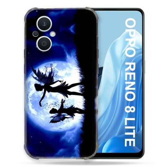 Coque Renforcée Pour Oppo Reno 8 Lite 5G Fantastique Fee Lune