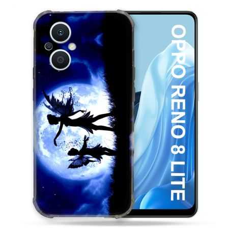 Coque Renforcée Pour Oppo Reno 8 Lite 5G Fantastique Fee Lune