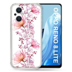 Coque Renforcée Pour Oppo Reno 8 Lite 5G Fleur Eclosion
