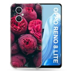 Coque Renforcée Pour Oppo Reno 8 Lite 5G Fleur Pivoine