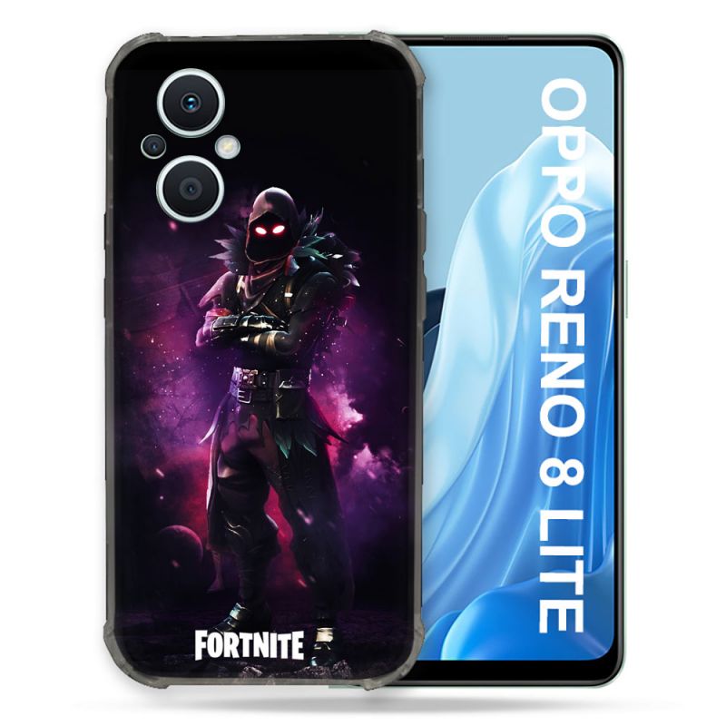 Coque Renforcée Pour Oppo Reno 8 Lite 5G Fortnite Raven