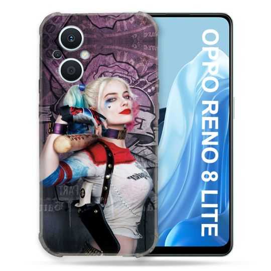 Coque Renforcée Pour Oppo Reno 8 Lite 5G Harley Quinn Batte
